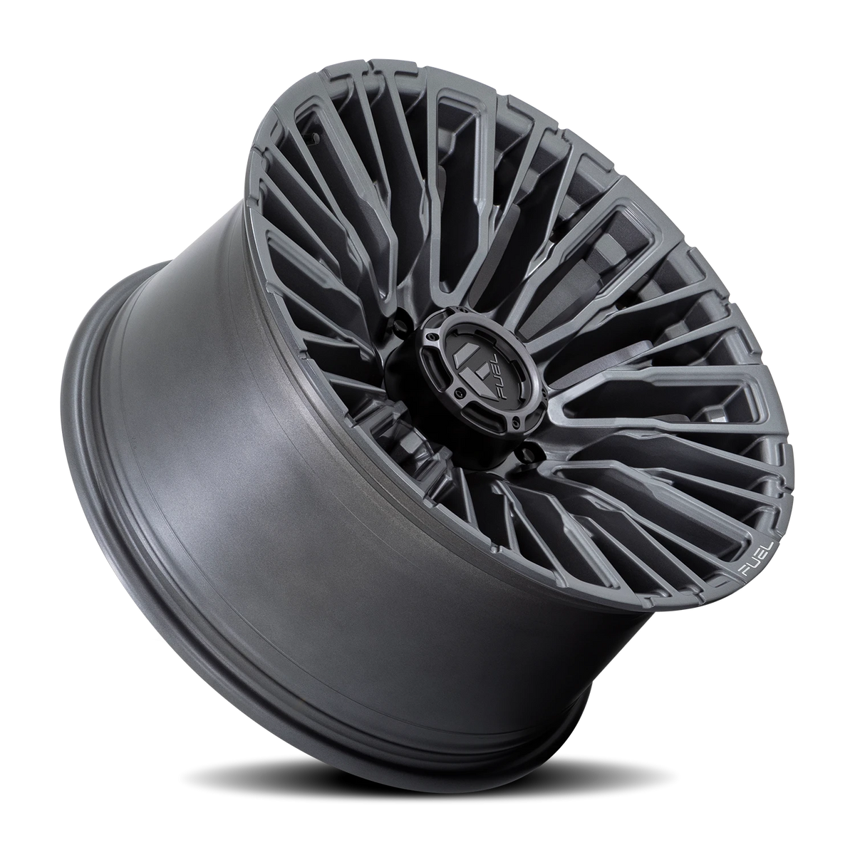 Fuel Rebar 8 20x10 -18 8x180mm 124.2mm Matte Gunmetal