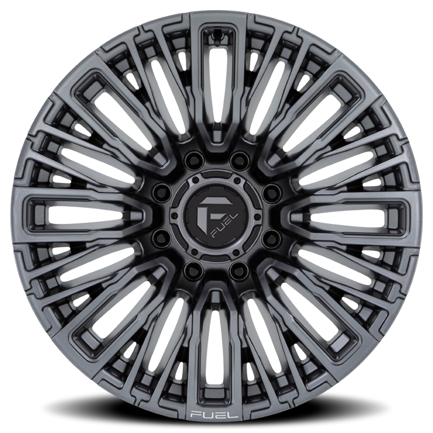 Fuel Rebar 8 20x10" 8x170mm 125.1mm CB -18mm Matte Gunmetal