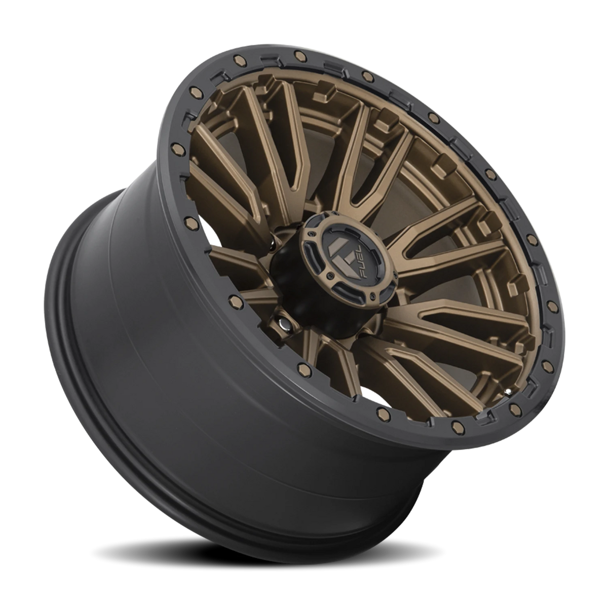 Fuel Rebel 22x12 -44 8x165.1mm 125.1mm Matte Bronze Black Bead Ring