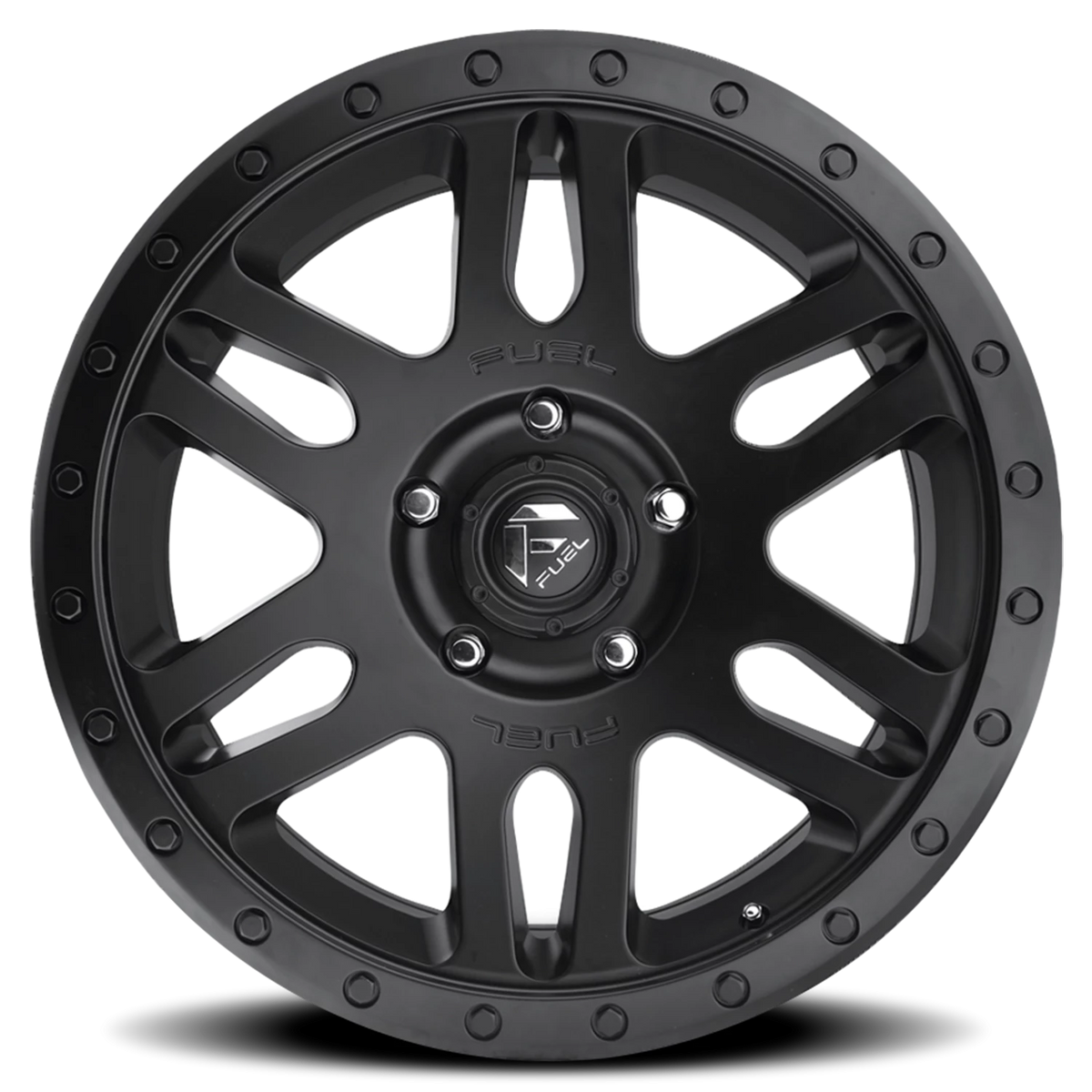 Fuel Recoil 17x8.5 -6 5x127mm 78.1mm Matte Black
