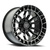 Arena Recon 20x10" 6x139.7mm 106.1mm CB -18mm Gloss Glossy Black Center Machined-DDT Lip