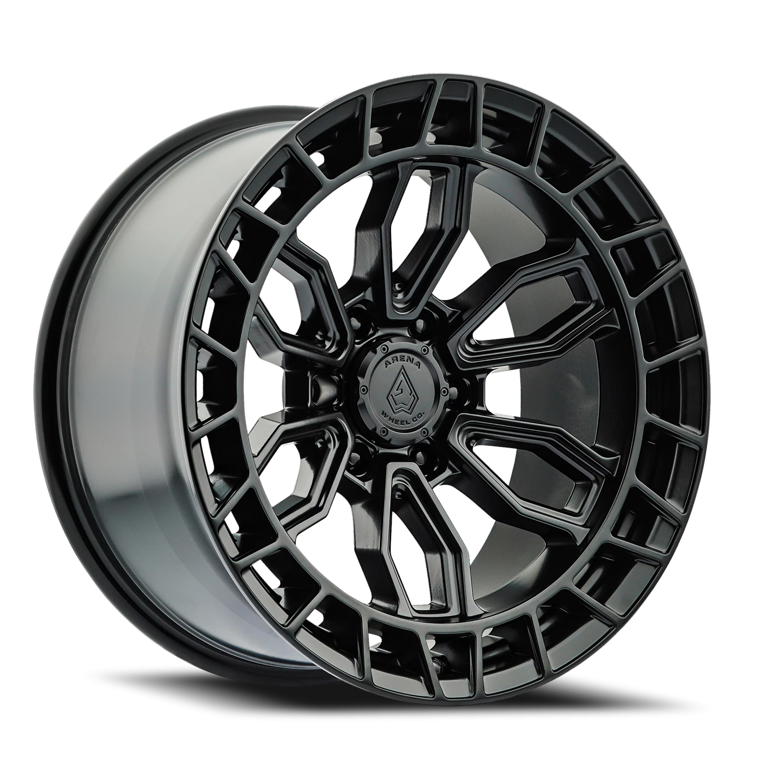Arena Recon 17x9" 6x139.7mm 106.1mm CB -12mm Satin Black