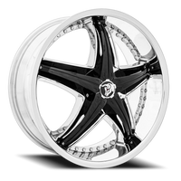 Diablo Reflection X 20x8.5" 5x112mm 73.1mm CB +35mm Chrome