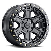 Black Rhino Reno 18x9.5" 6x139.7mm 112.1mm CB +12mm Matte Black Brass Bolts