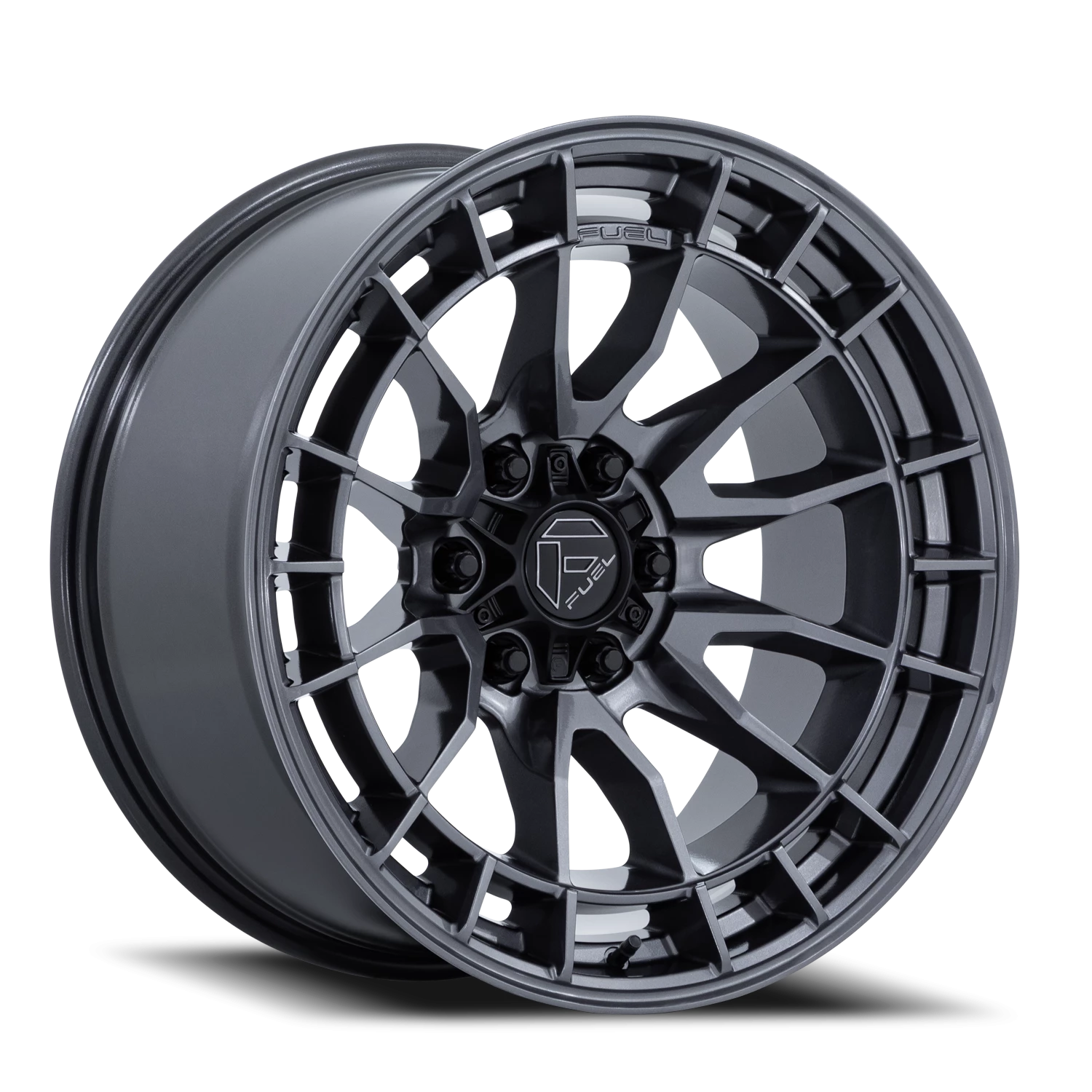 Fuel Revolt 20x9" 6x139.7mm 106.1mm CB +20mm Gloss Gunmetal