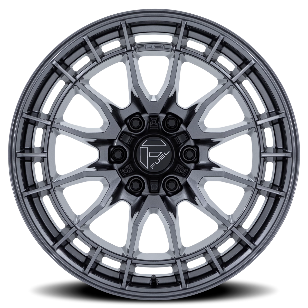 Fuel Revolt 18x9 +20 6x139.7mm 106.1mm Gloss Gunmetal