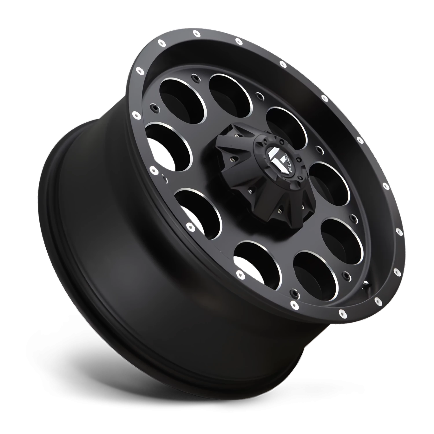 Fuel Revolver D525 15x8 -18 5x114.3/5x120.7mm 78.1mm Matte Black Milled