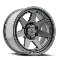Arena Ridge 17x8.5" 5x127mm 71.5mm CB 0mm Satin Gunmetal
