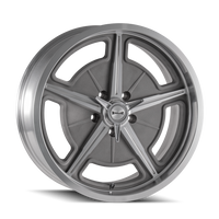 Ridler 605 18x9.5" 5x120.65mm 83.82mm CB 0mm Machined Silver
