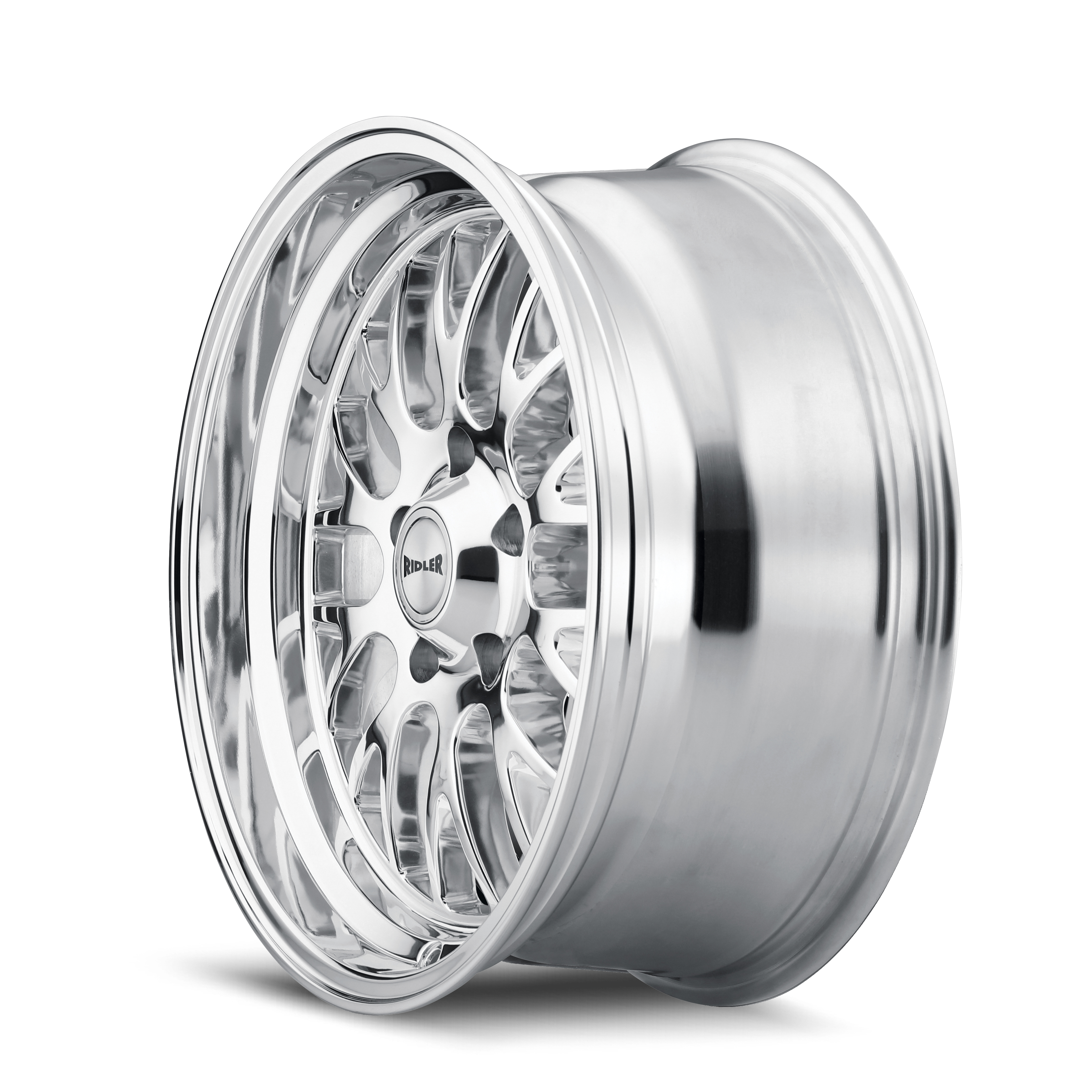 Ridler 607 20x10" 5x120.65mm 83.82mm CB 0mm Polished