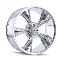 Ridler 695 20x10" 5x120.65mm 83.82mm CB 0mm Chrome