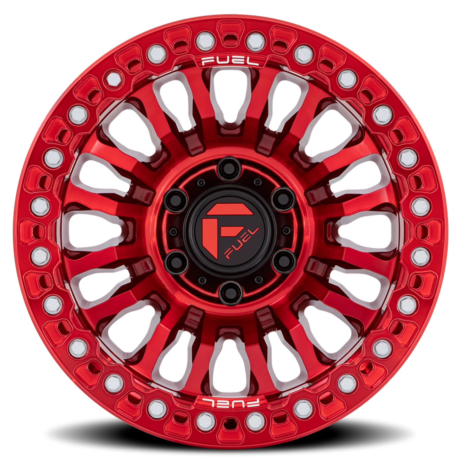 Fuel Rincon Beadlock 20x10" 5x127mm 71.5mm CB -48mm Candy Red