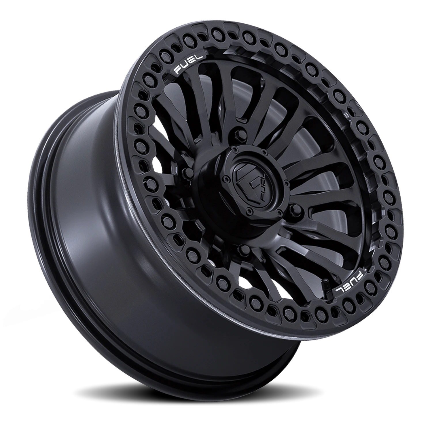 Fuel Rincon UTV Beadlock 15x7" 4x156mm 115.1mm CB +10mm Blackout