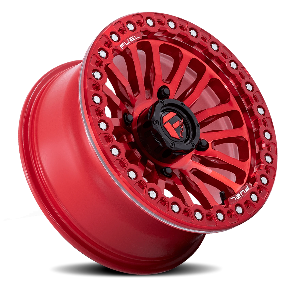 Fuel Rincon UTV Beadlock 15x7 +10 4x137mm 110.1mm Candy Red