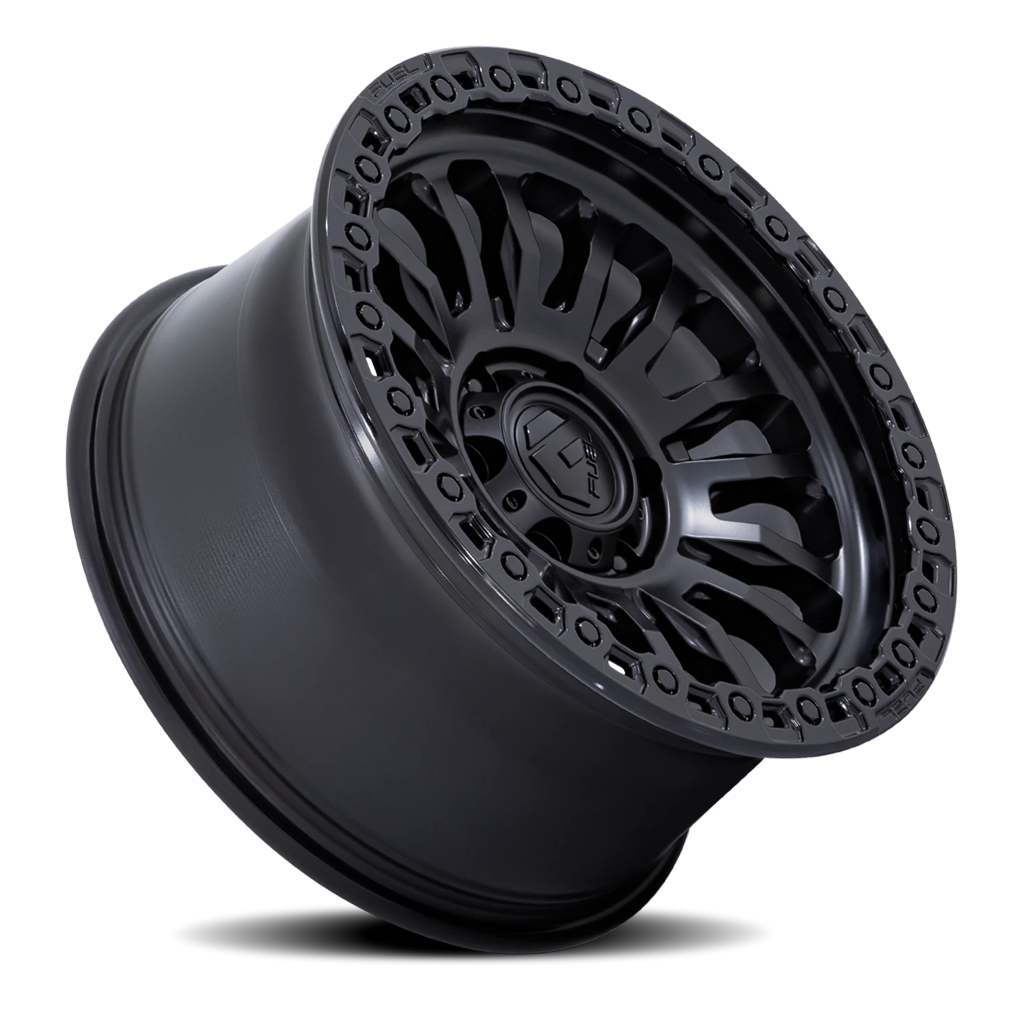 Fuel Rincon SBL FC857MB 17x9" 5x127mm 71.5mm CB +1mm Matte Black Gloss Black Lip