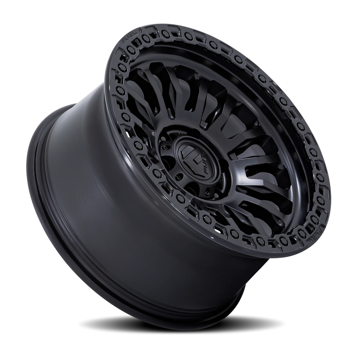 Fuel Rincon SBL FC857MB 18x9 -12 8x180mm 124.2mm Matte Black Gloss Black Lip
