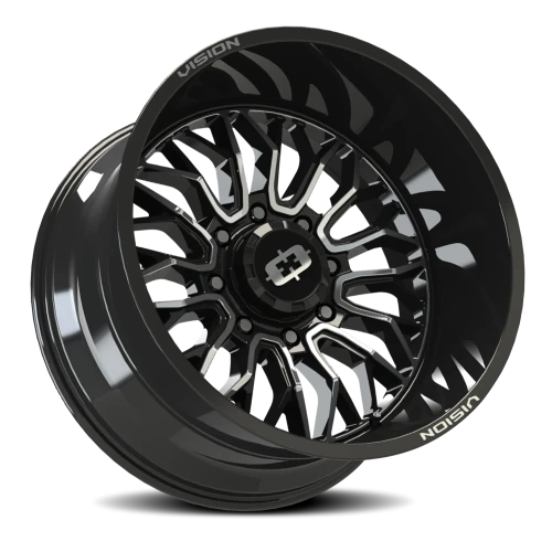 Vision 402 22x10 -19 8x170mm 125.2mm Gloss Black Machined Face