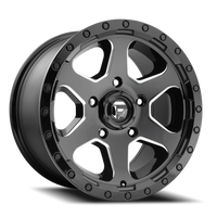 Fuel Ripper 17x9 -12 5x127mm 78.1mm Gloss Black Milled