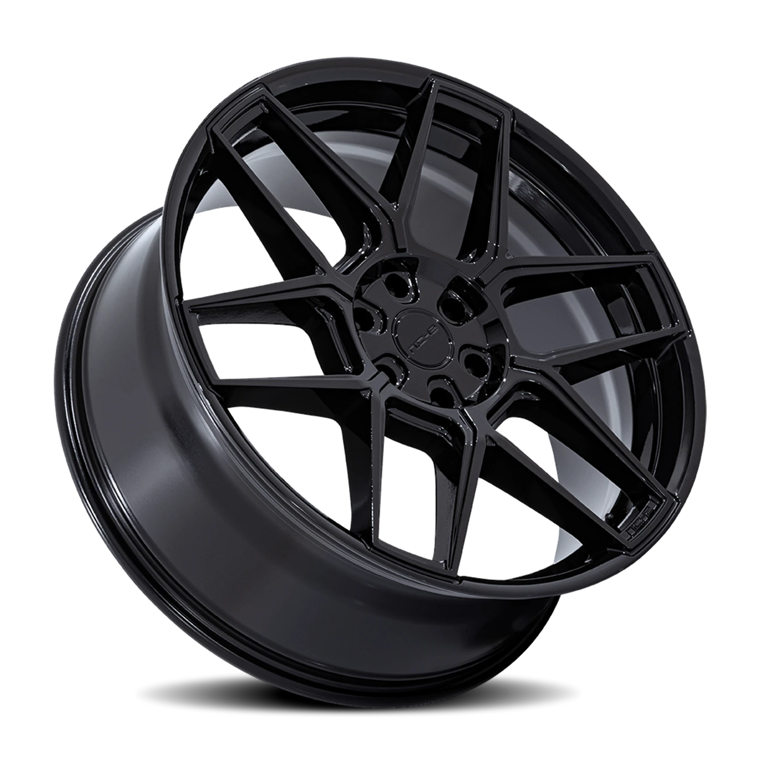 Niche Rise 24x10" 5x120mm 74.1mm CB +30mm Gloss Black