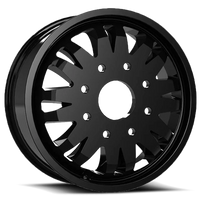 Vision 401 20x8.25 +110 8x200mm 142.2mm Satin Black