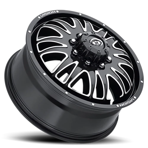 Vision 401 20x8.25 +122 8x210mm 154.2mm Gloss Black Machined Face