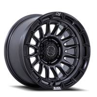 Black Rhino Rival 17x8.5" 6x139.7mm 106.1mm CB +10mm Matte Gunmetal Matte Black Lip