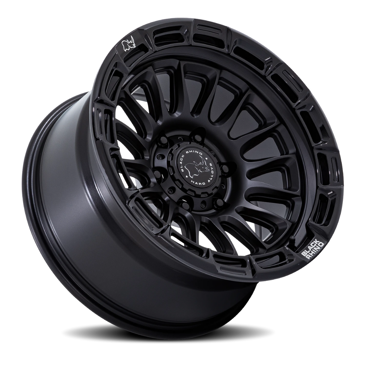 Black Rhino Rival 20x9 +1 6x135mm 87.1mm Matte Black Gloss Black Lip