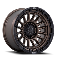 Black Rhino Rival 17x9" 6x139.7mm 106.1mm CB +1mm Burnt Bronze Matte Black Lip
