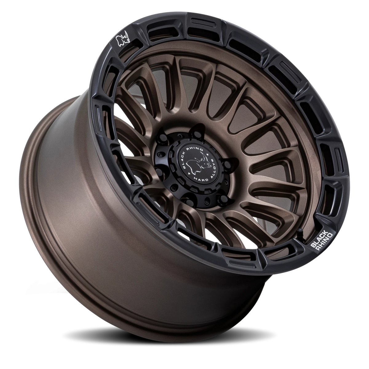 Black Rhino Rival 20x9 +1 6x135mm 87.1mm Burnt Bronze Matte Black Lip