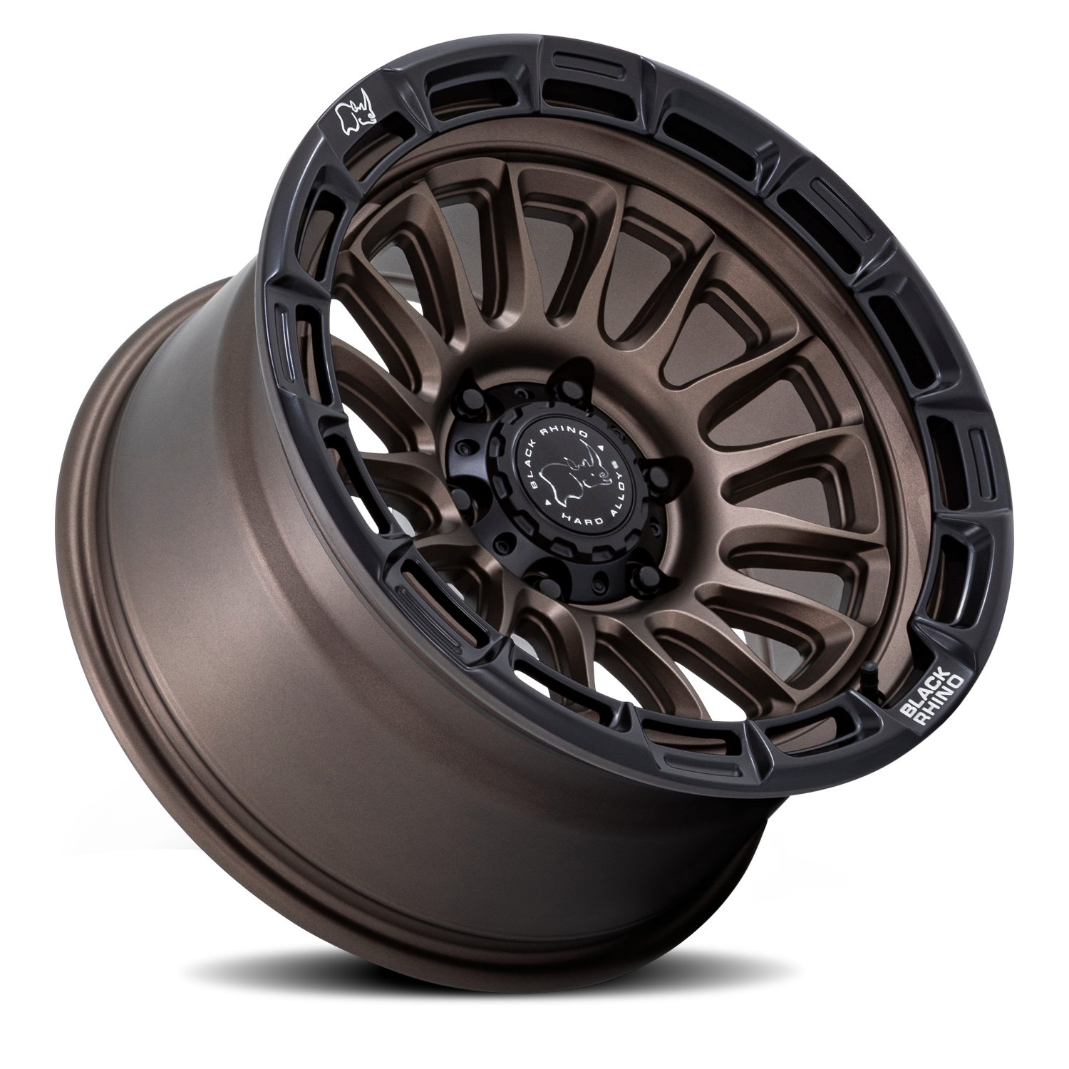 Black Rhino Rival 17x9" 6x139.7mm 106.1mm CB +1mm Burnt Bronze Matte Black Lip