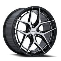 Niche Riviera NC286 20x9 +20 5x112mm 72.56mm Gloss Black Machined Face