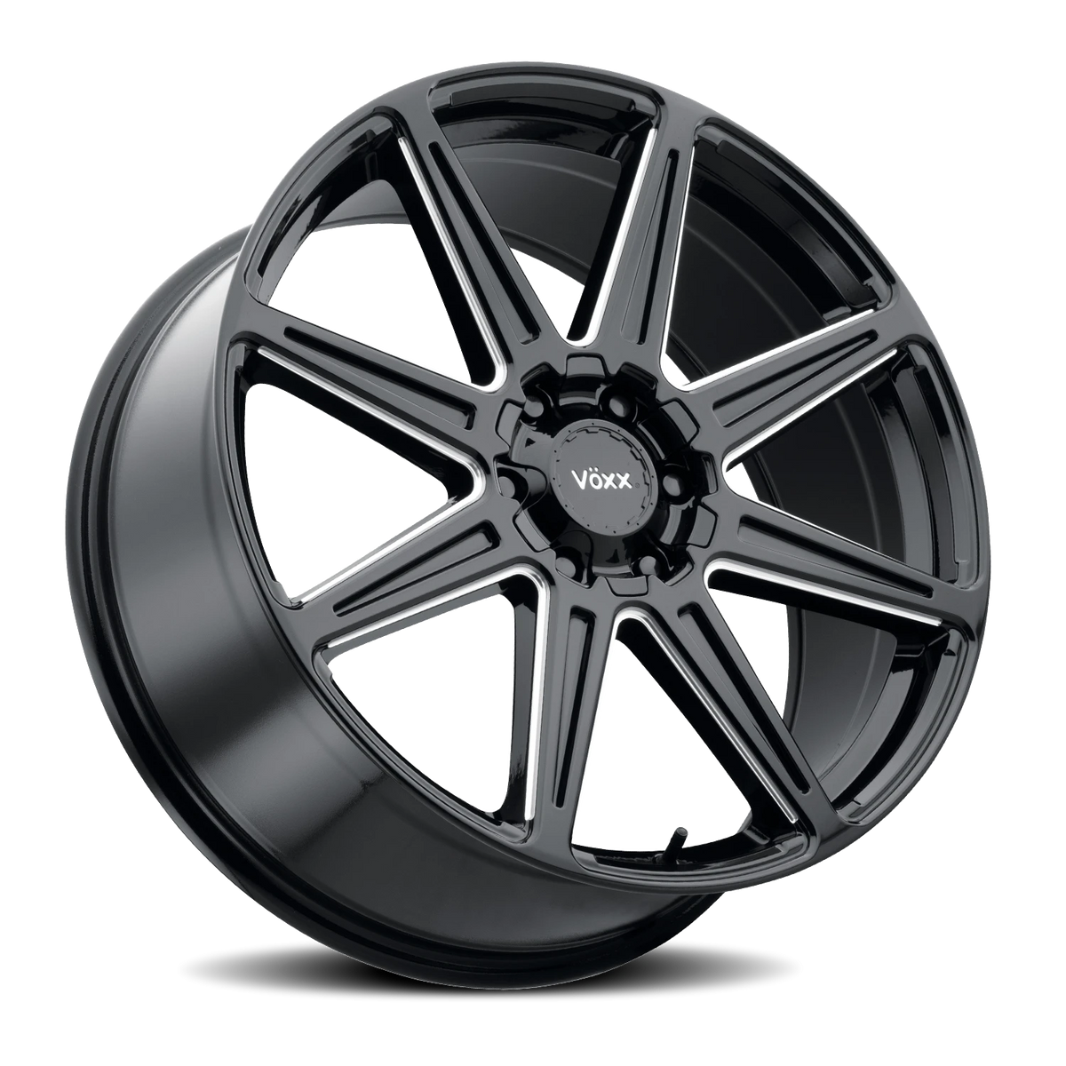 Voxx Wheel Rocca 20x8.5 +35 5x127mm 78.3mm Gloss Black Milled