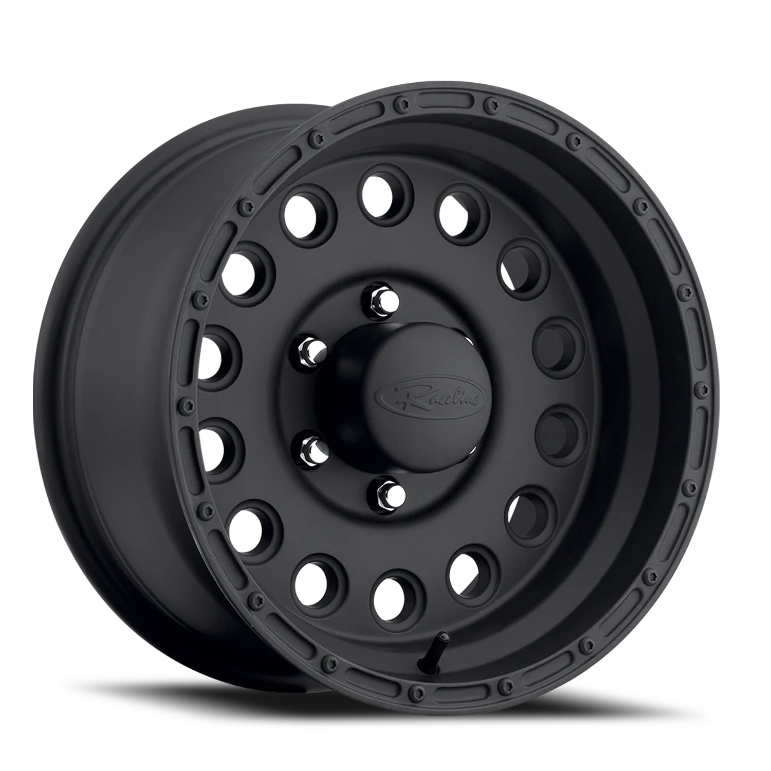Raceline Rockcrusher 15x10" 6x139.7mm 107.95mm CB -47mm Satin Black
