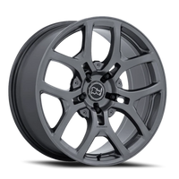 Black Rhino Rockledge 20x8.5" 5x139.7mm 64.15mm CB +35mm Matte Gunmetal