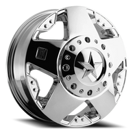 XD Series Rockstar Dually XD775 CH 17x6 +111 8x165.1mm 125.1mm Chrome