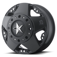 XD Series Rockstar Dually 17x9" 5x114.3mm 72.56mm CB -12mm Matte Black