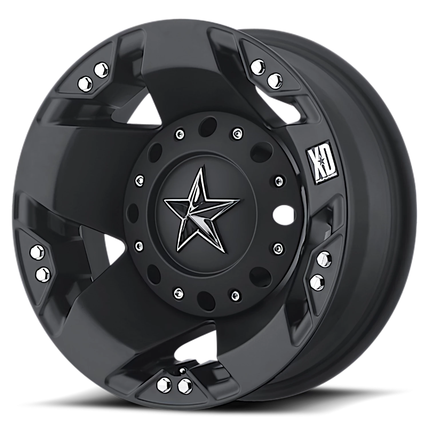 XD Series Rockstar Dually 17x6" 8x200mm 142mm CB -94mm Matte Black