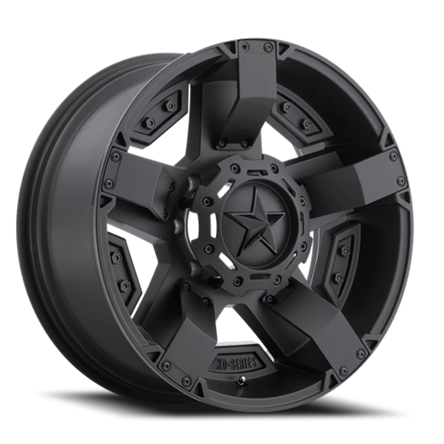 XD Series Rockstar II 20x9" 6x114.3mm 72.56mm CB +30mm Matte Black Accents