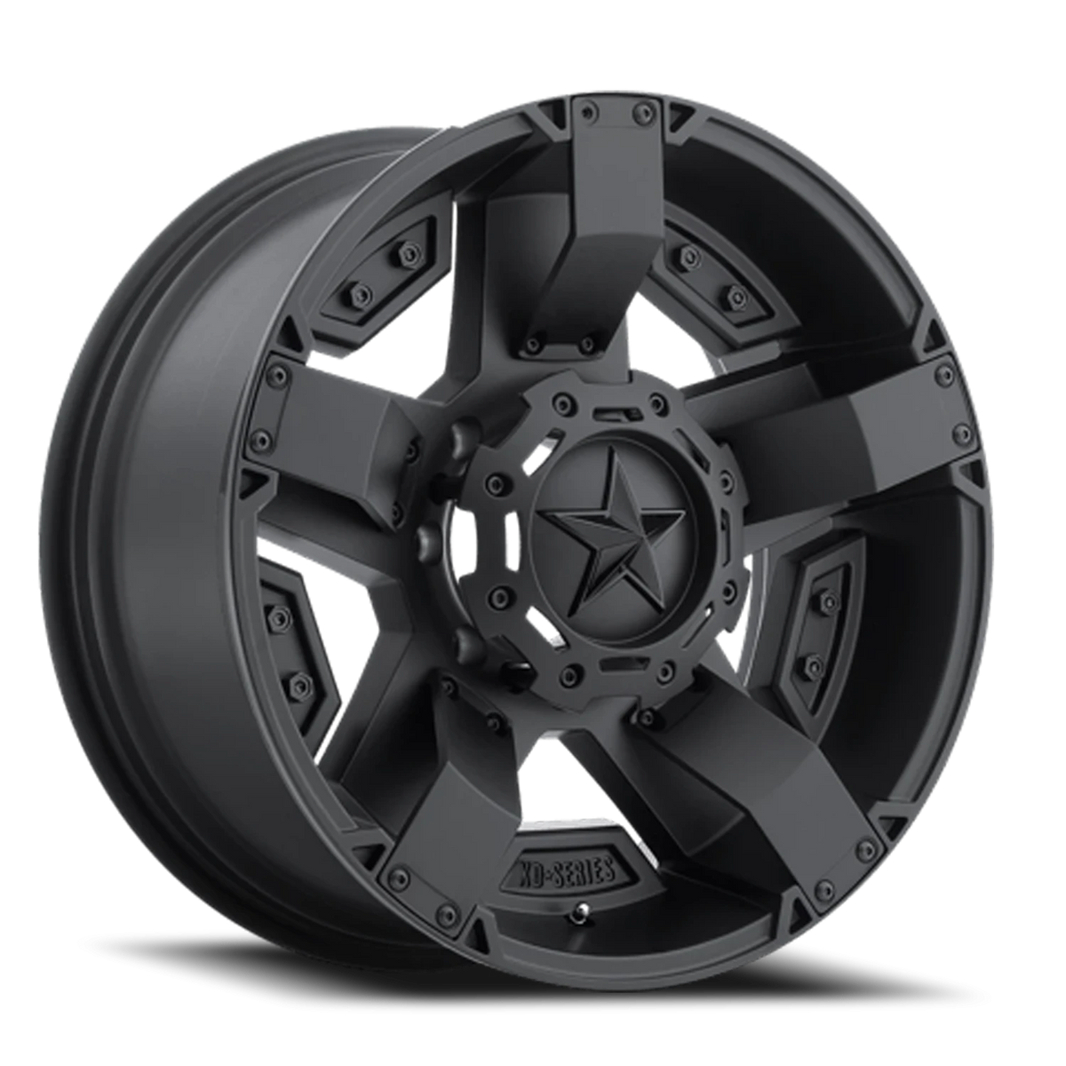 XD Series Rockstar II 18x9 +0 5x114.3mm Matte Black Accents