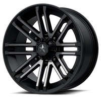 MSA Rogue 14x7" 4x110mm 86mm CB +10mm Satin Black Titanium Tint