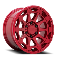 Black Rhino Rotor 20x9" 6x135mm 87.1mm CB +12mm Candy Red