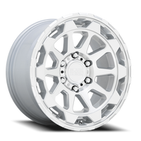 Black Rhino Rotor 20x9" 5x150mm 110.1mm CB +12mm Gloss Silver Mirror Cut Face