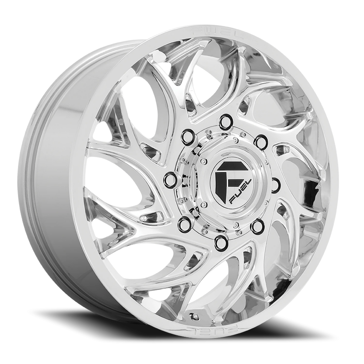 Fuel Runner Dually 20x8.25 +105 8x200mm 142.2mm Chrome