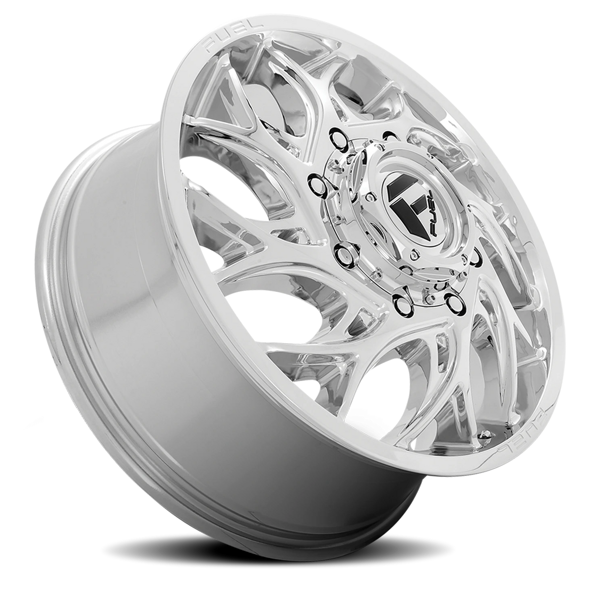 Fuel Runner Dually 20x8.25 +105 8x210mm 154.3mm Chrome
