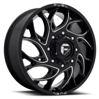 Fuel Runner Dually 22x8.25" 8x210mm 154.3mm CB +105mm Gloss Black Milled