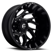 Fuel Runner Dually 20x8.25" 8x210mm 154.3mm CB -221mm Gloss Black Milled
