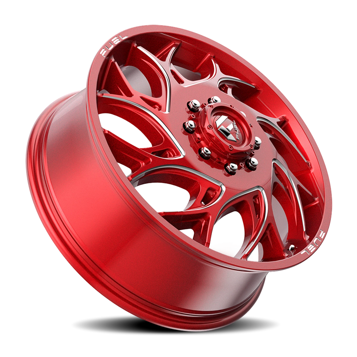 Fuel Runner Dually 22x8.25 +105 8x200mm 142.2mm Candy Red Milled