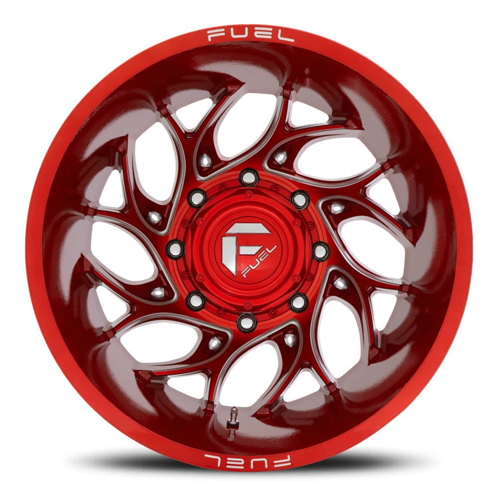 Fuel Runner Dually 20x8.25" 8x165.1mm 121.6mm CB -240mm Candy Red Milled