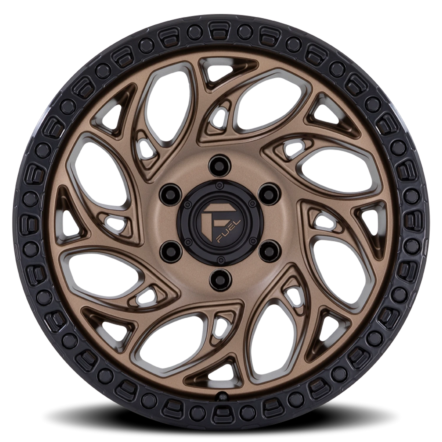 Fuel Runner OR 15x10" 5x114.3mm 72.56mm CB -43mm Bronze Black Ring