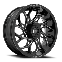 Fuel Runner UTV 22x7" 4x137mm 110.2mm CB 0mm Gloss Black Milled